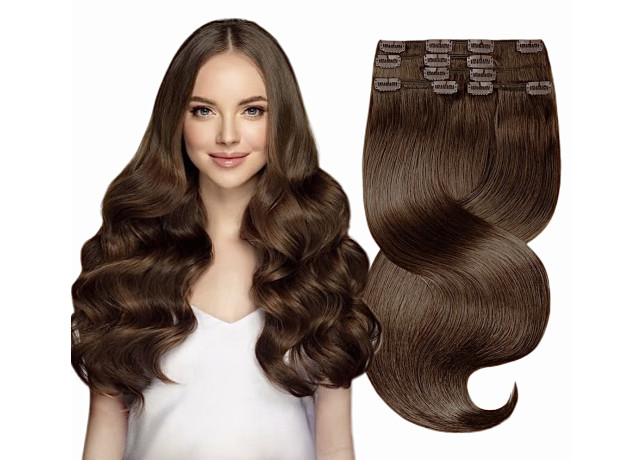 Clip-on Russian Saten Natural  #6